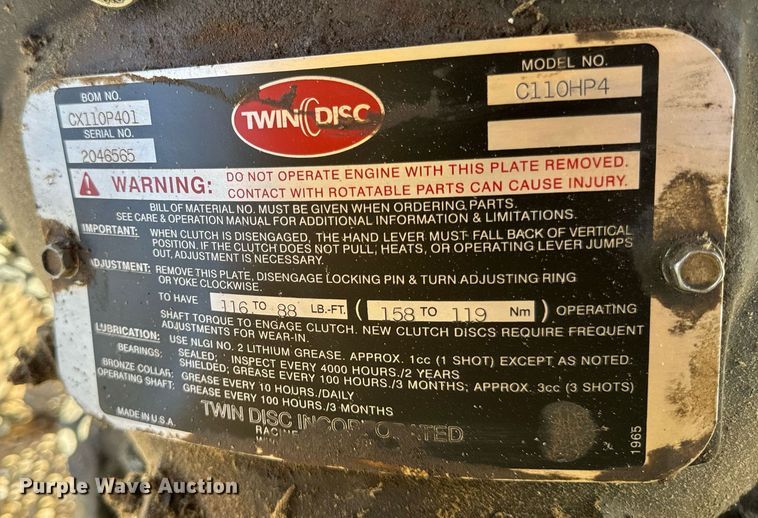 image for item EH7072 2011 Dynamic Fan Corporation  12DC Cyclone dust collector