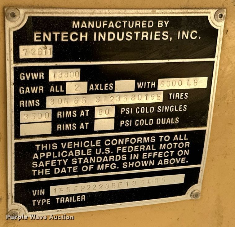 image for item EH7072 2011 Dynamic Fan Corporation  12DC Cyclone dust collector