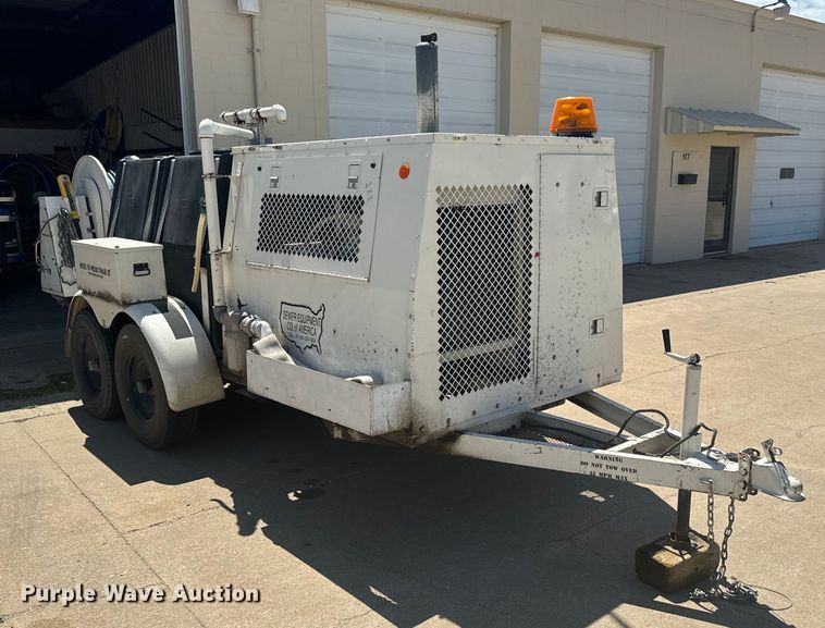 image for item EJ2699 2002 Sewer Equipment Co of America 747-FR2000 sewer jetter trailer