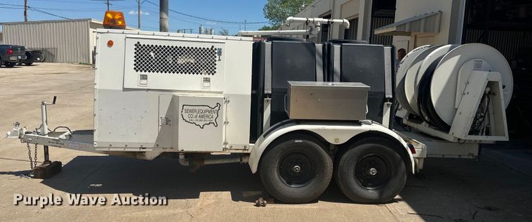 image for item EJ2699 2002 Sewer Equipment Co of America 747-FR2000 sewer jetter trailer