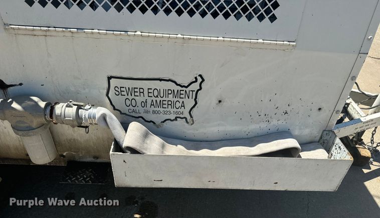 image for item EJ2699 2002 Sewer Equipment Co of America 747-FR2000 sewer jetter trailer