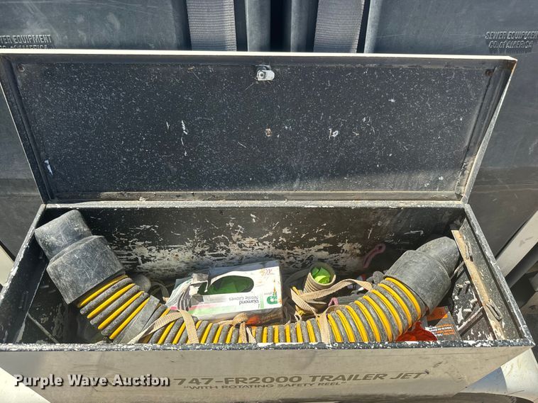 image for item EJ2699 2002 Sewer Equipment Co of America 747-FR2000 sewer jetter trailer