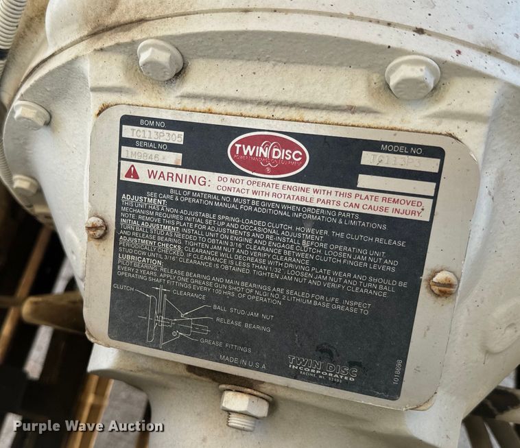 image for item EJ2699 2002 Sewer Equipment Co of America 747-FR2000 sewer jetter trailer