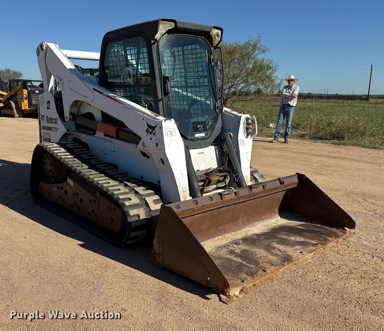 image for item EJ3070 2012 Bobcat T870 tracked skid steer loader