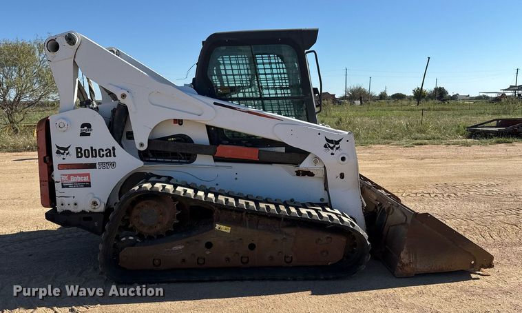 image for item EJ3070 2012 Bobcat T870 tracked skid steer loader