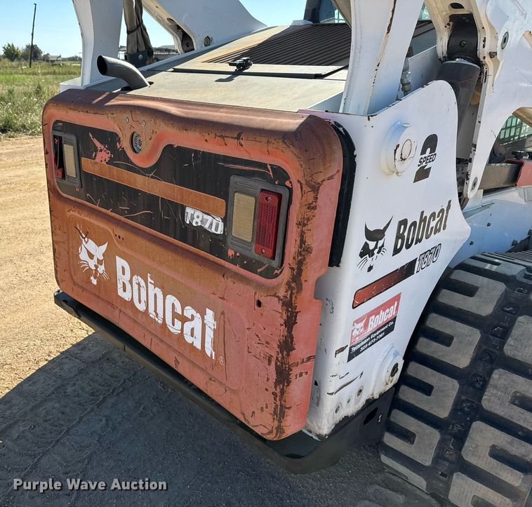 image for item EJ3070 2012 Bobcat T870 tracked skid steer loader