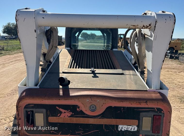image for item EJ3070 2012 Bobcat T870 tracked skid steer loader