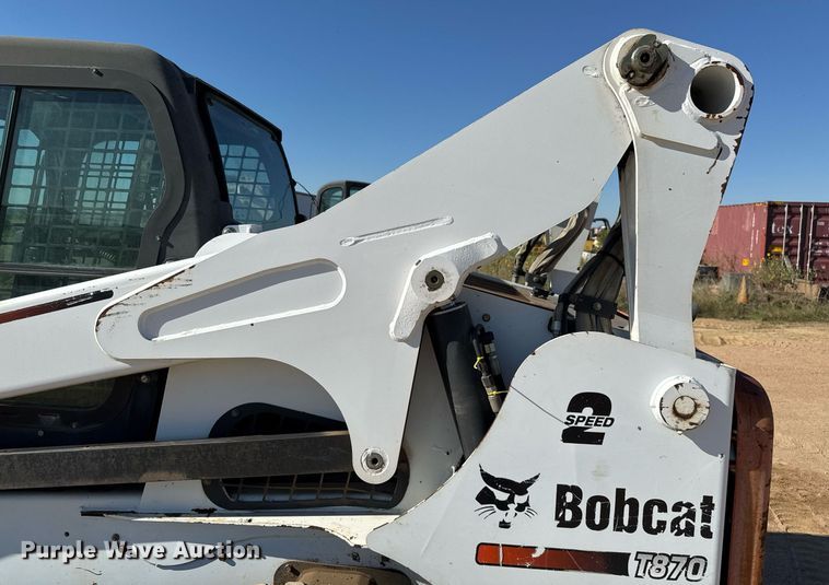 image for item EJ3070 2012 Bobcat T870 tracked skid steer loader
