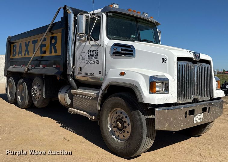 image for item EJ3071 2015 Western Star 4700SF dump truck