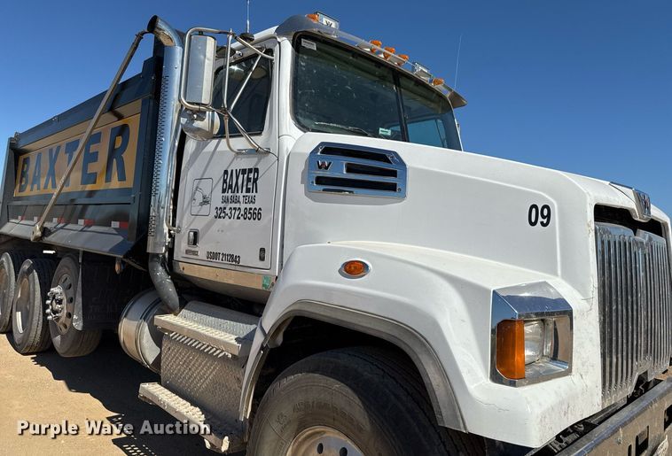 image for item EJ3071 2015 Western Star 4700SF dump truck