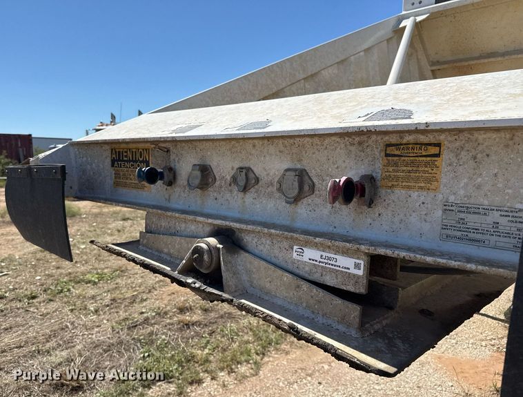 image for item EJ3073 2017 CTS BDT-40 bottom dump trailer