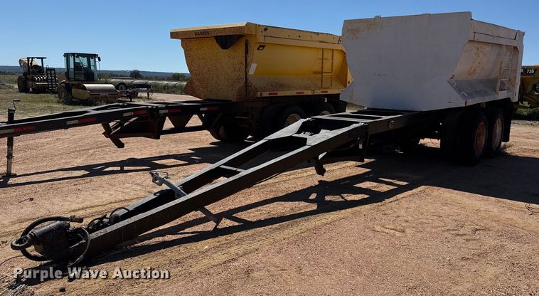 image for item EJ3079 2002 SEI end dump pup trailer