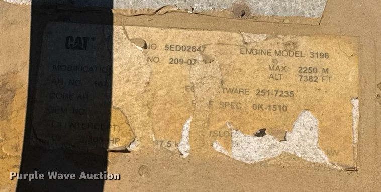 image for item EJ3080 2005 Caterpillar CAT 730 haul truck