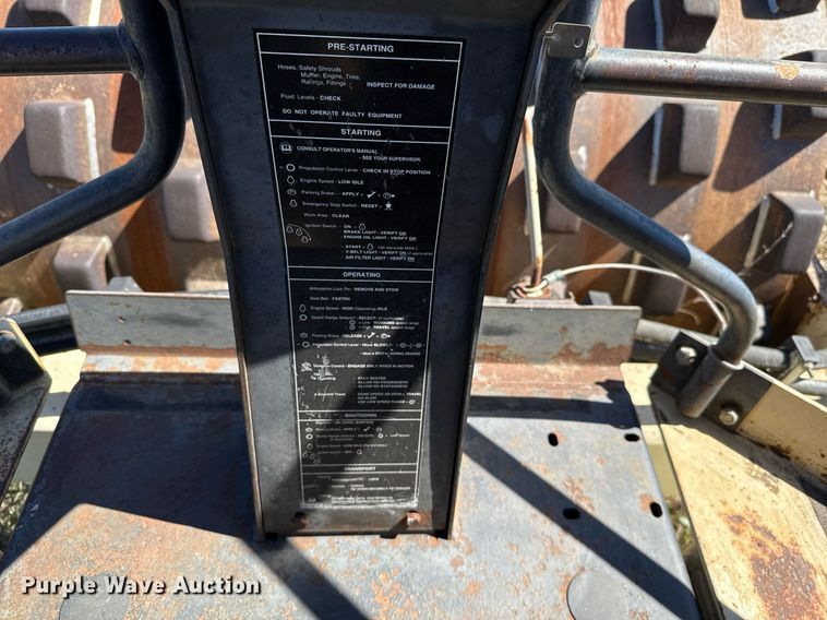 image for item EJ3085 2001 Ingersoll-Rand SD-100F PROPAC single drum roller