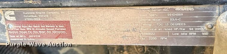 image for item EJ3085 2001 Ingersoll-Rand SD-100F PROPAC single drum roller