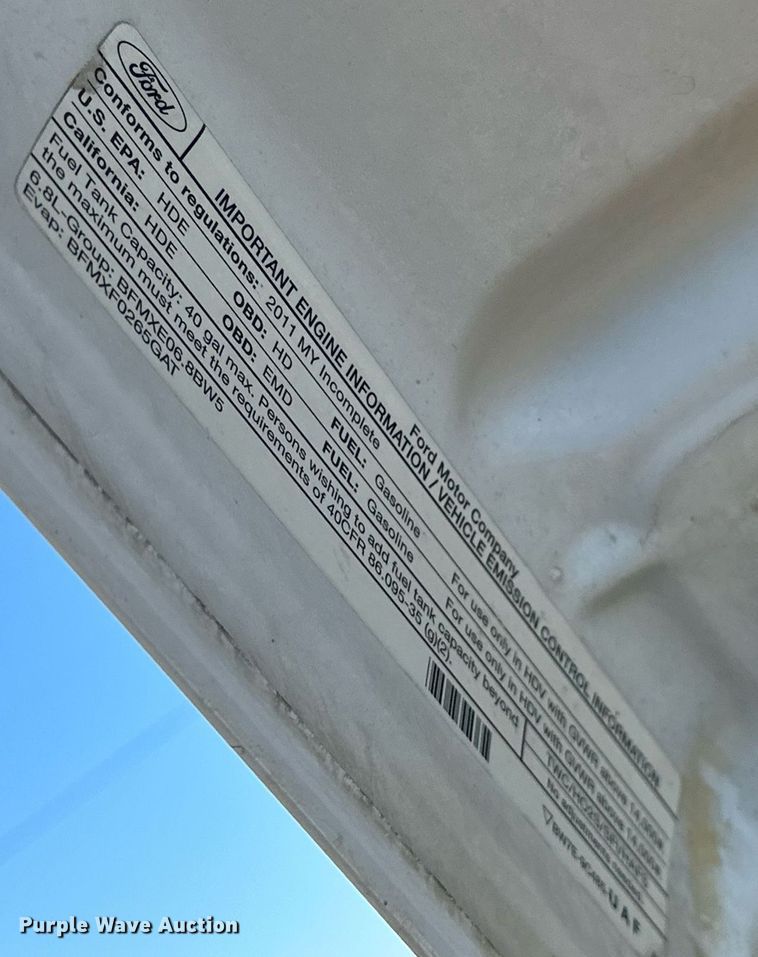 image for item EJ4864 2011 Ford F450 Super Duty XL utility / service truck