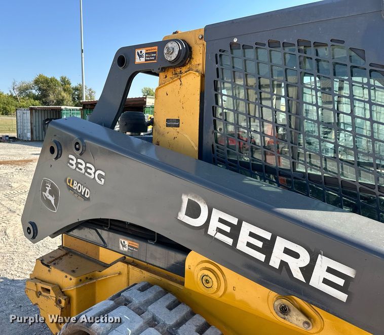 image for item EJ4899 2017 John Deere 333G tracked skid steer loader