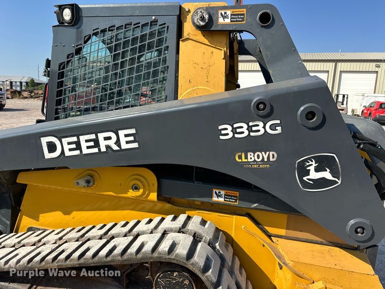 image for item EJ4899 2017 John Deere 333G tracked skid steer loader