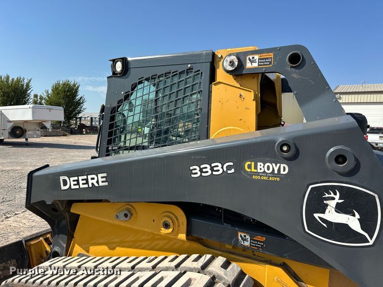 image for item EJ4900 2020 John Deere 333G tracked skid steer loader