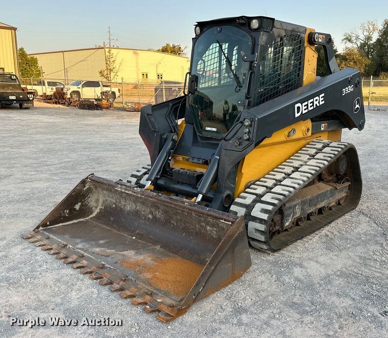 image for item EJ4902 2019 John Deere 333G  tracked skid steer loader