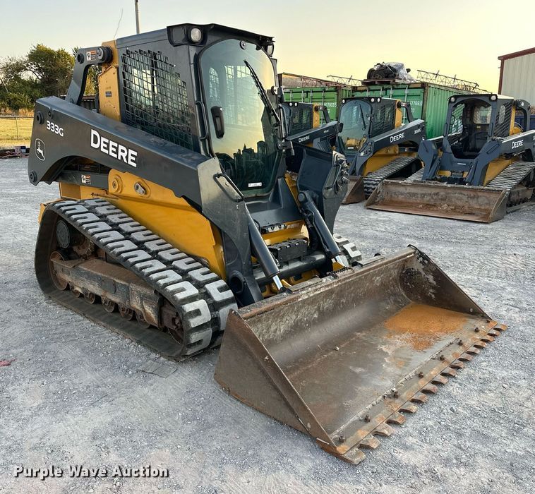 image for item EJ4902 2019 John Deere 333G  tracked skid steer loader