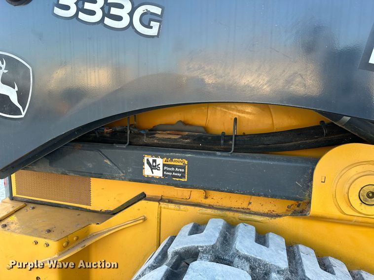 image for item EJ4902 2019 John Deere 333G  tracked skid steer loader