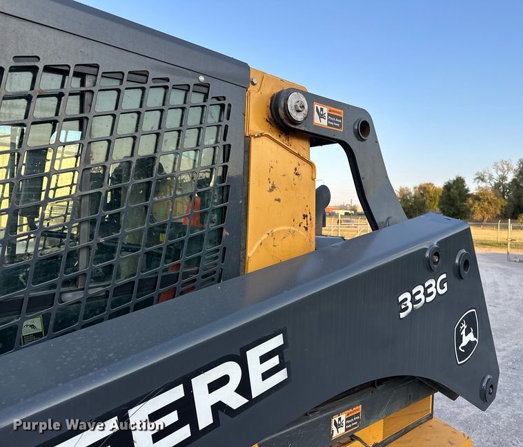 image for item EJ4902 2019 John Deere 333G  tracked skid steer loader