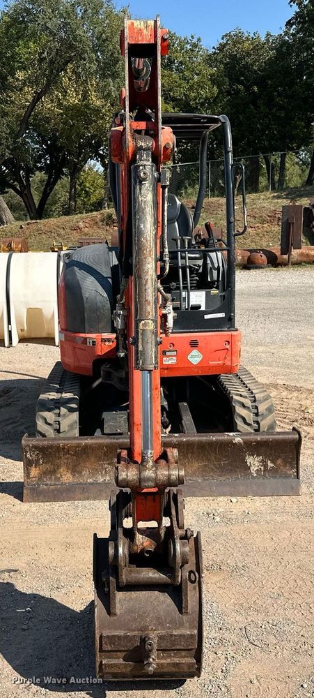 image for item EJ4908 2015 Kubota U35-4 mini excavator