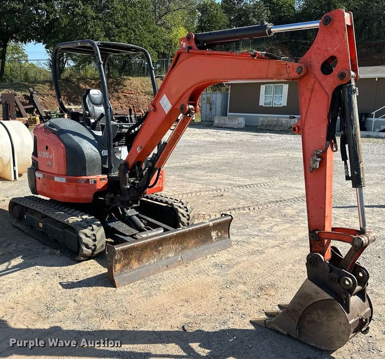 image for item EJ4908 2015 Kubota U35-4 mini excavator