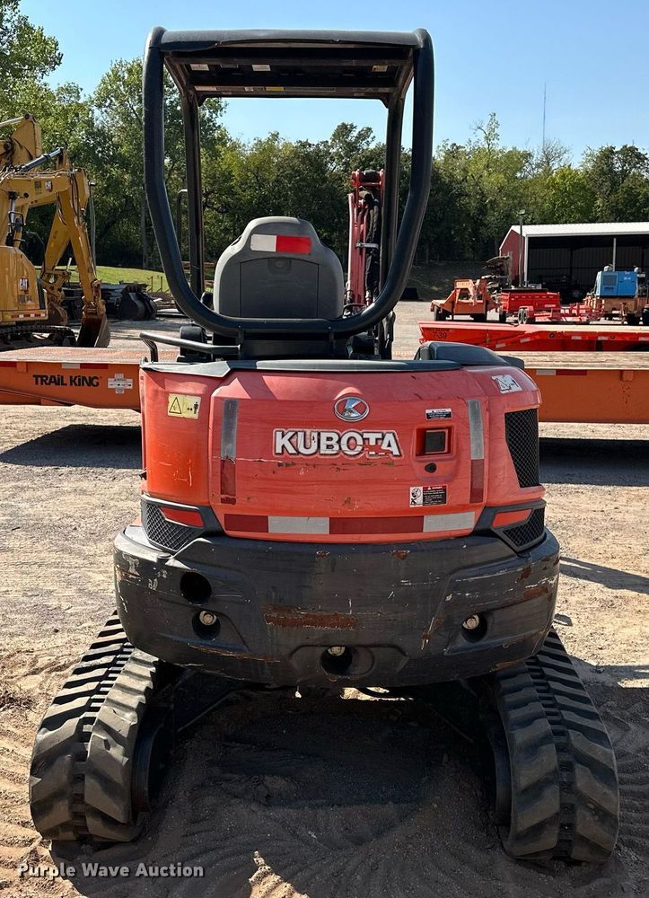 image for item EJ4908 2015 Kubota U35-4 mini excavator