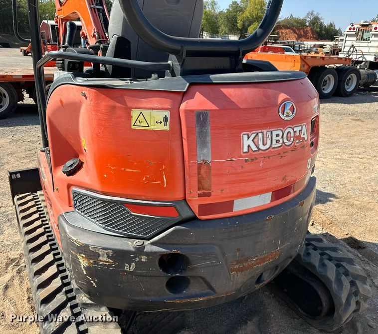 image for item EJ4908 2015 Kubota U35-4 mini excavator