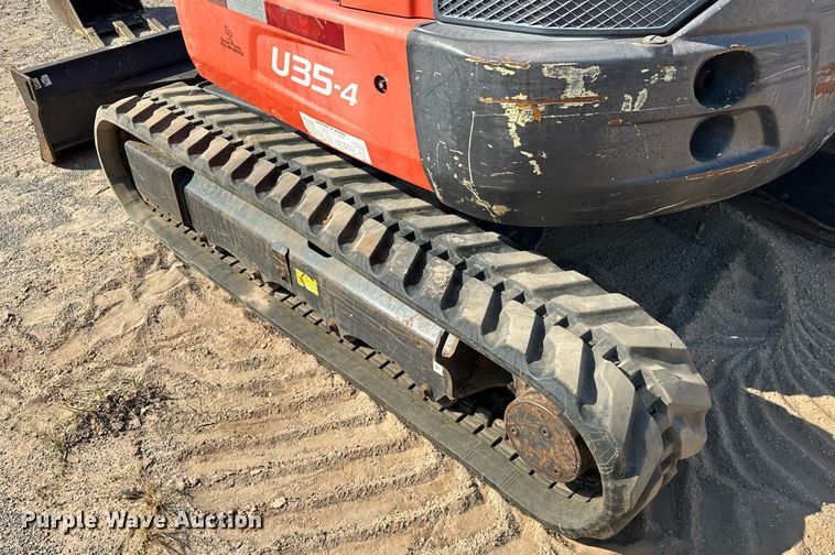 image for item EJ4908 2015 Kubota U35-4 mini excavator