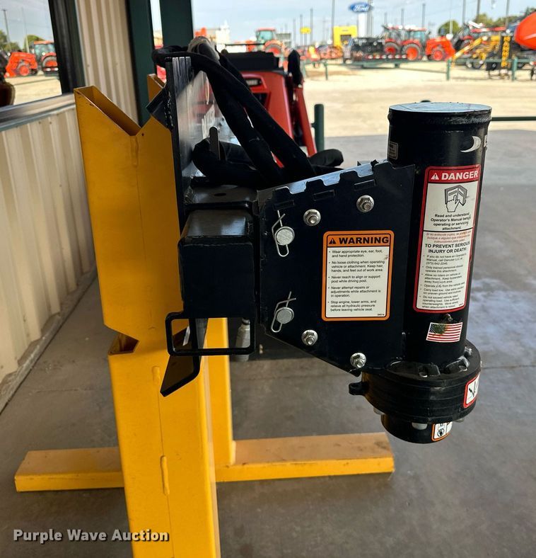 image for item EJ4987 Danuser T3 skid steer post driver 