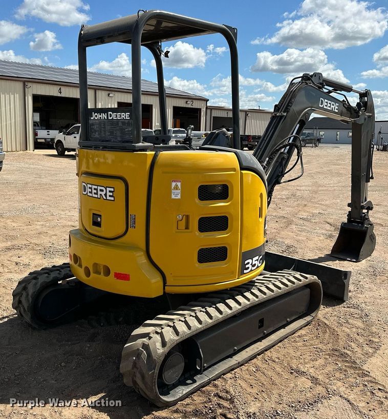image for item EJ8994 2014 John Deere 35G mini excavator