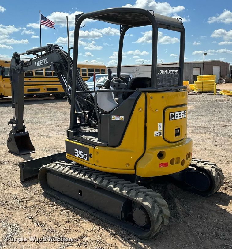 image for item EJ8994 2014 John Deere 35G mini excavator