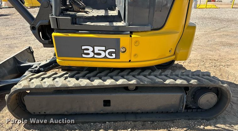 image for item EJ8994 2014 John Deere 35G mini excavator