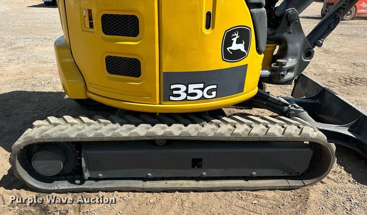 image for item EJ8994 2014 John Deere 35G mini excavator