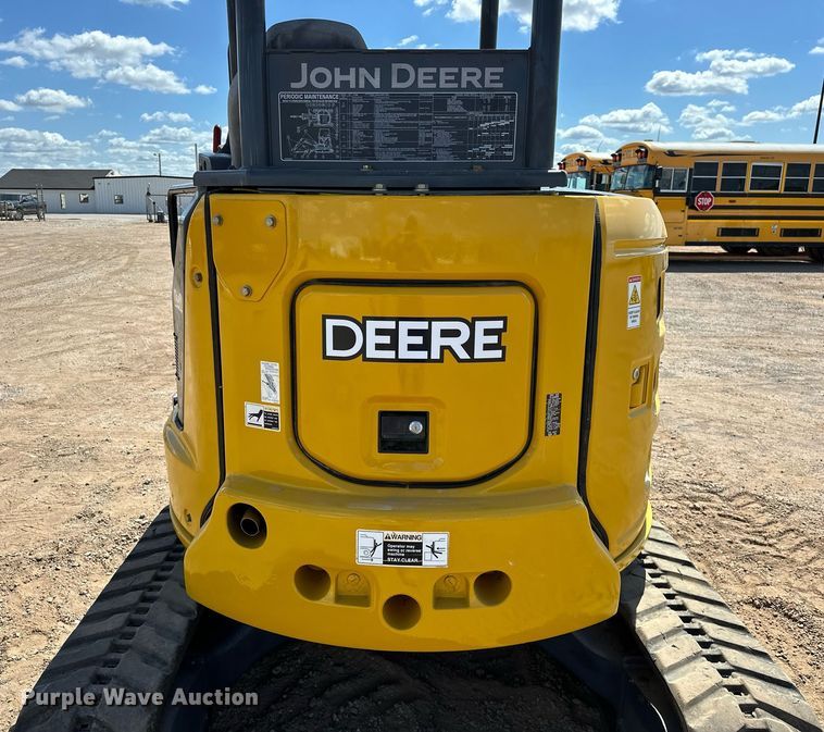 image for item EJ8995 2016 John Deere 35G mini excavator