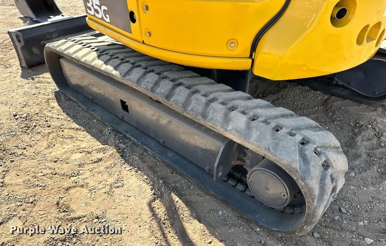 image for item EJ8995 2016 John Deere 35G mini excavator