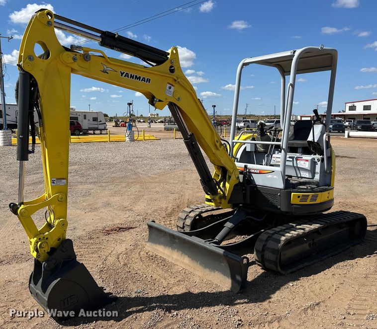 image for item EJ8996 2012 Yanmar ViO35 mini excavator