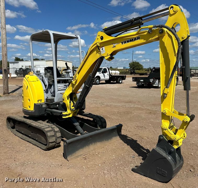 image for item EJ8996 2012 Yanmar ViO35 mini excavator