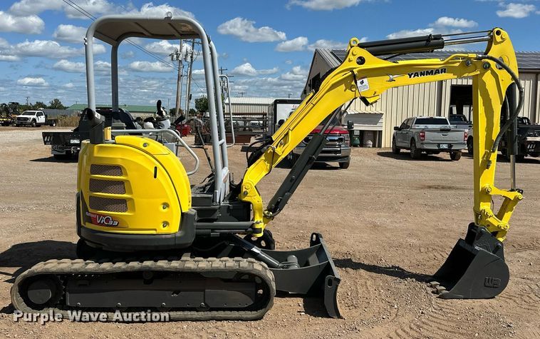 image for item EJ8996 2012 Yanmar ViO35 mini excavator