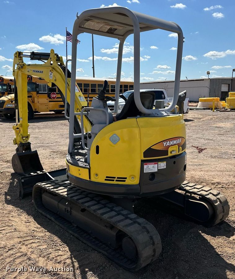 image for item EJ8996 2012 Yanmar ViO35 mini excavator