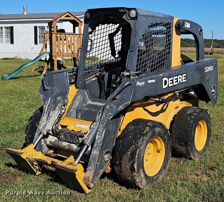 image for item EK0842 2012 John Deere  326D skid steer loader