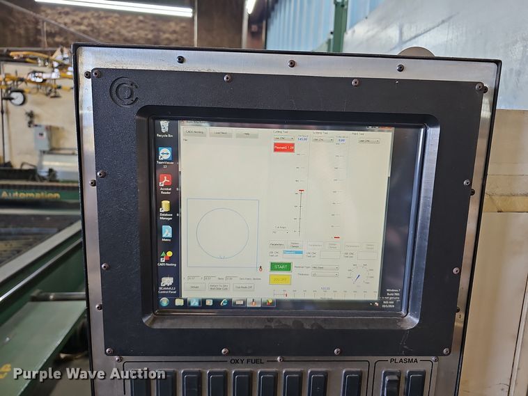 image for item EK0843 2012 PlasMax CNC plasma cutting table