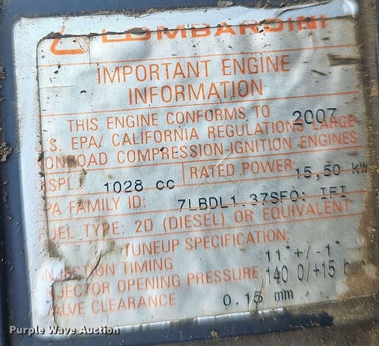 image for item EK0891 2008 Wacker RT trench compactor