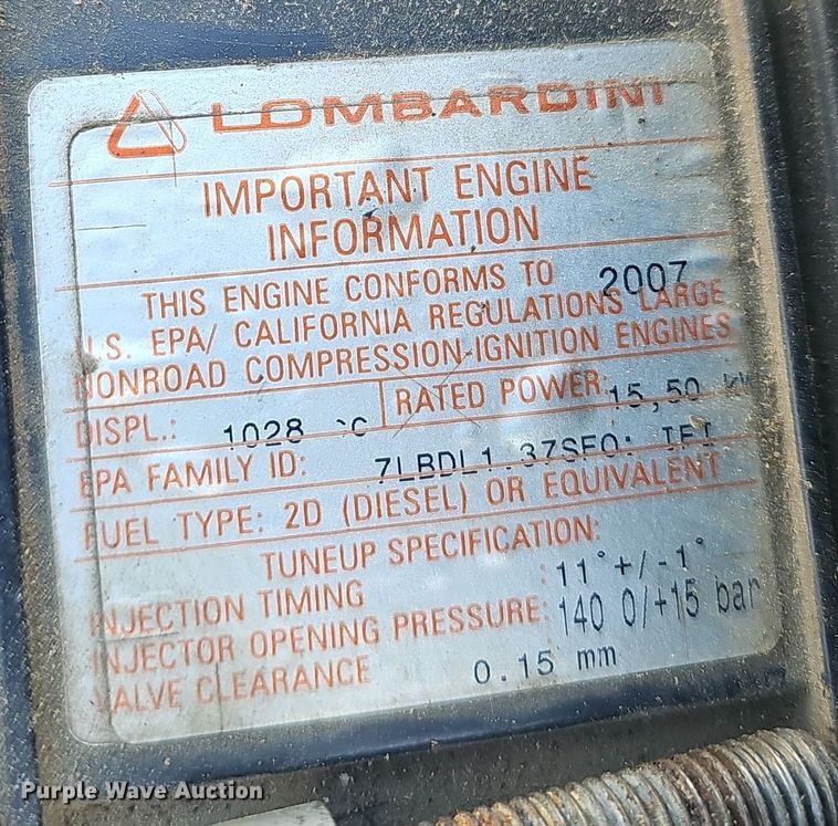 image for item EK0891 2008 Wacker RT trench compactor