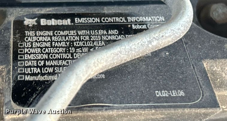 image for item EK3417 2019 Bobcat T595 tracked skid steer loader