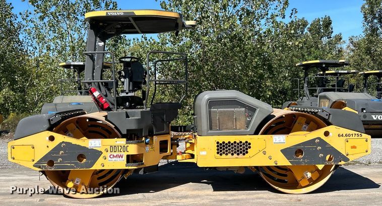 image for item EK3443 2017 Volvo DD120C double drum vibratory roller