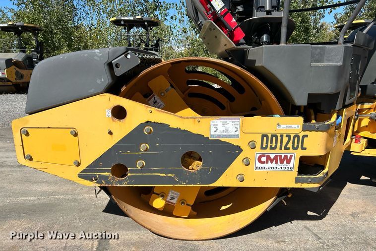 image for item EK3443 2017 Volvo DD120C double drum vibratory roller